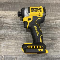 AS-IS DEWALT 20V MAX XR Lithium-Ion Brushless Cordless 3-Speed High Torque 1/4 in. Impact Driver Kit