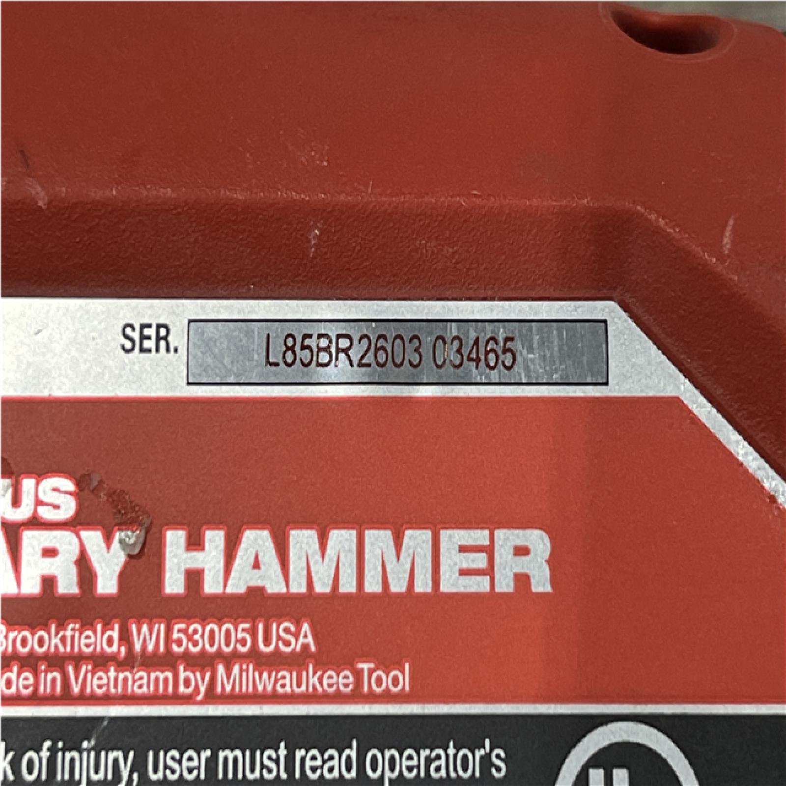 AS-IS Milwaukee  FUEL 18V Lithium-Ion Brushless Cordless 1 in. SDS-Plus Rotary Hammer (Tool-Only)