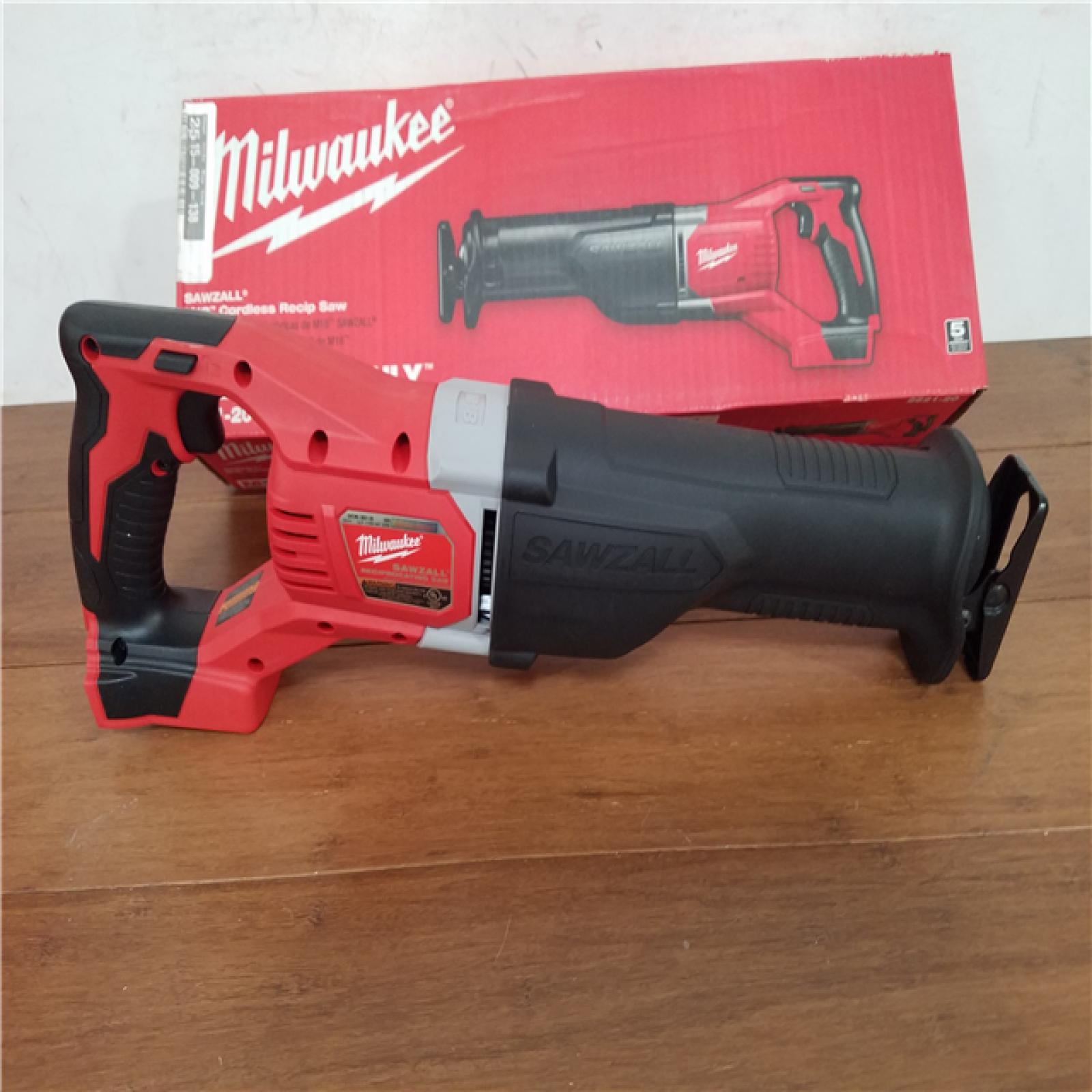 California NEW Milwaukee Sawzall M18 Cordless Recip Saw (Tool Only)