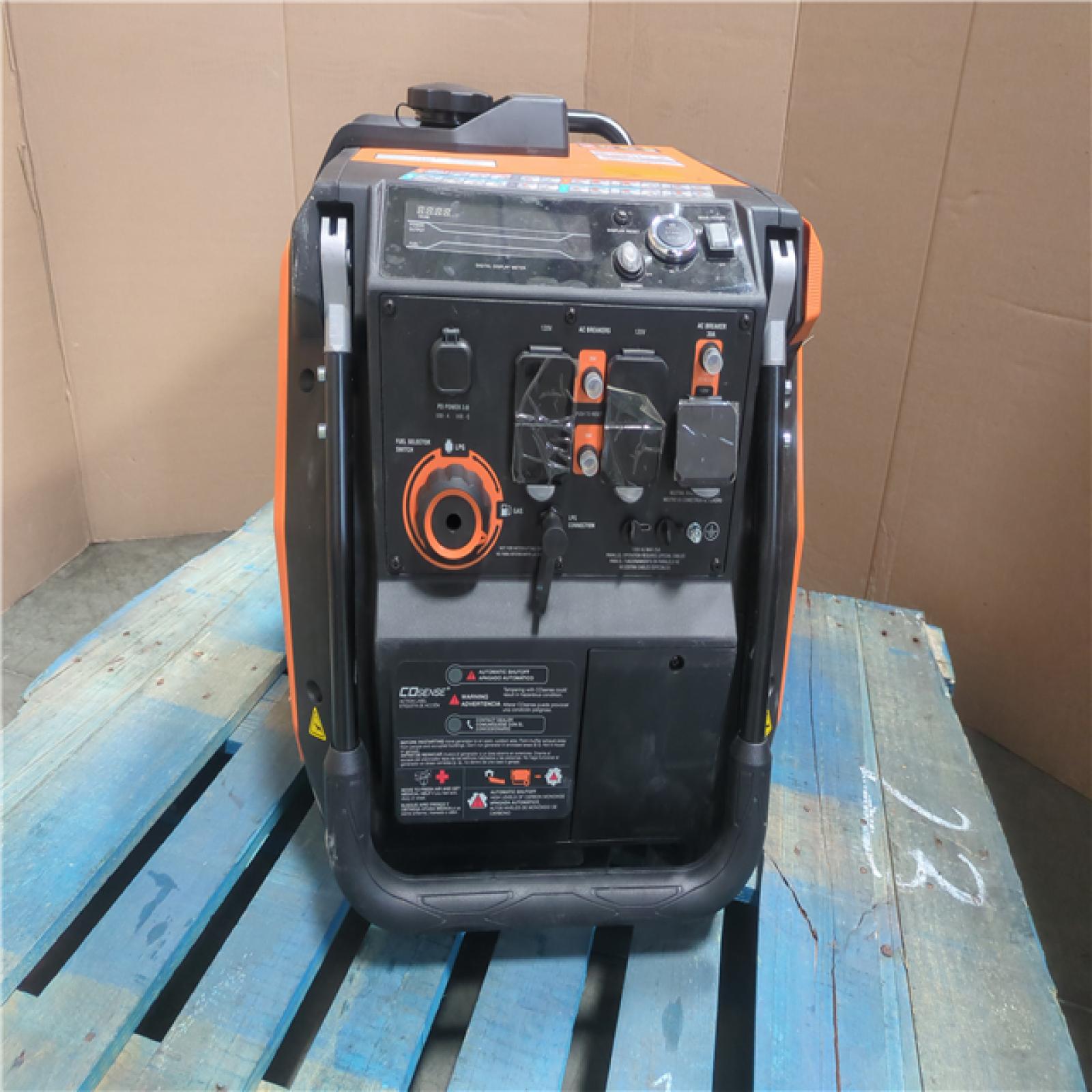 CALIFORNIA AS-IS GENERAC PORTABLE POWER GENERATOR
