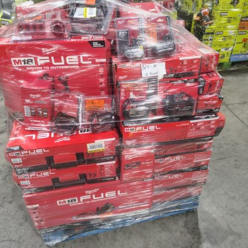 Pittston Location As-Is Power Tools Partial Truckload (10 Pallets) 8211-B