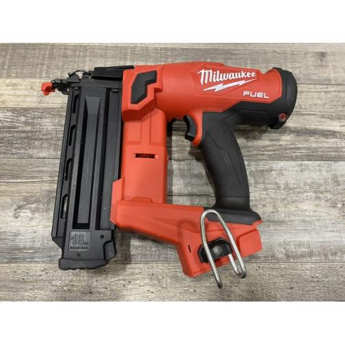 AS-IS Milwaukee FUEL 18-Volt Lithium-Ion Brushless Cordless Gen II 18-Gauge Brad Nailer (Tool-Only)