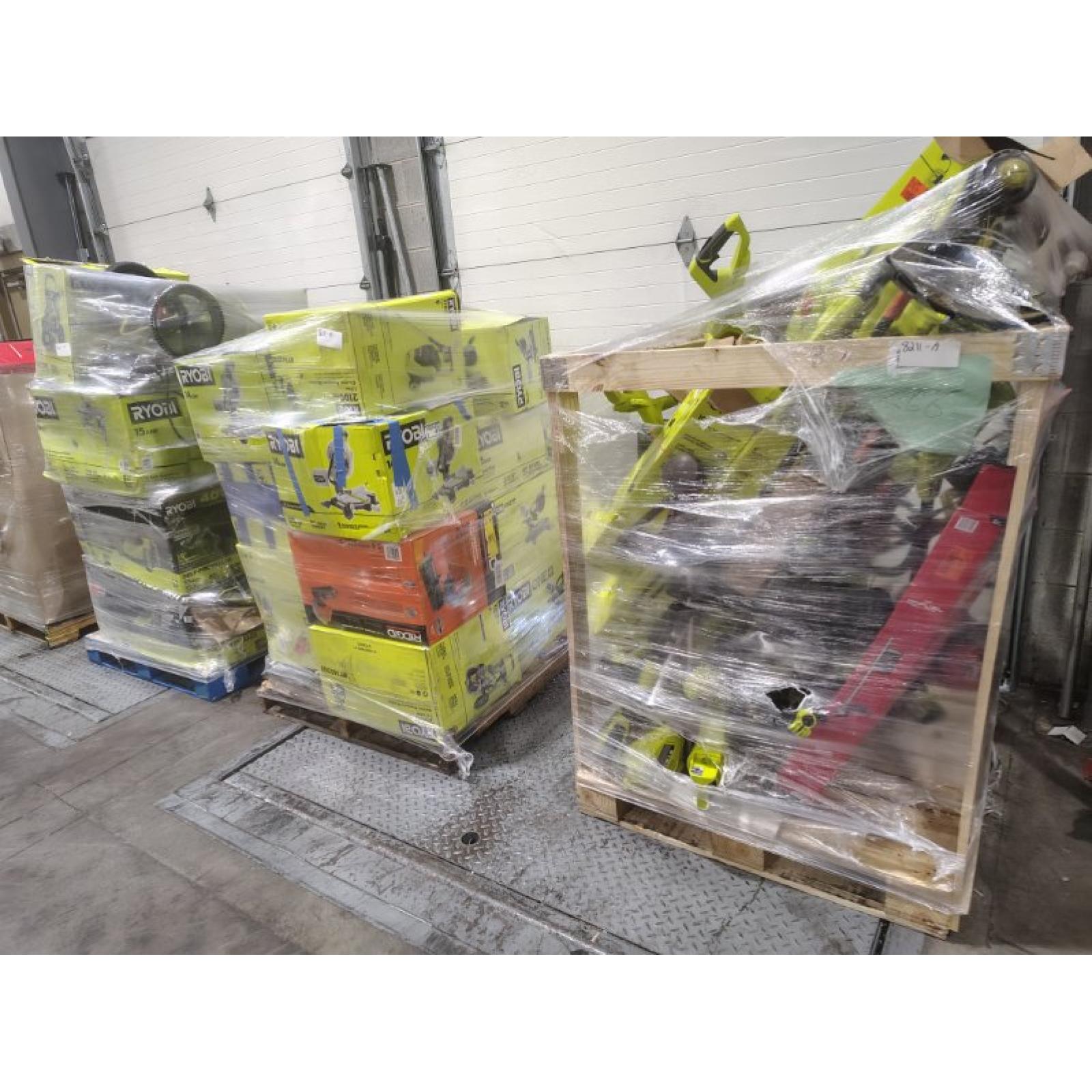 Pittston Location As-Is Power Tools Partial Truckload (10 Pallets) 8211--A