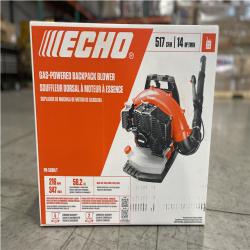 DALLAS LOCATION- NEW! ECHO 58.2CC 216 MPH 517 CFM  Gas 2-Stroke Backpack Leaf Blower