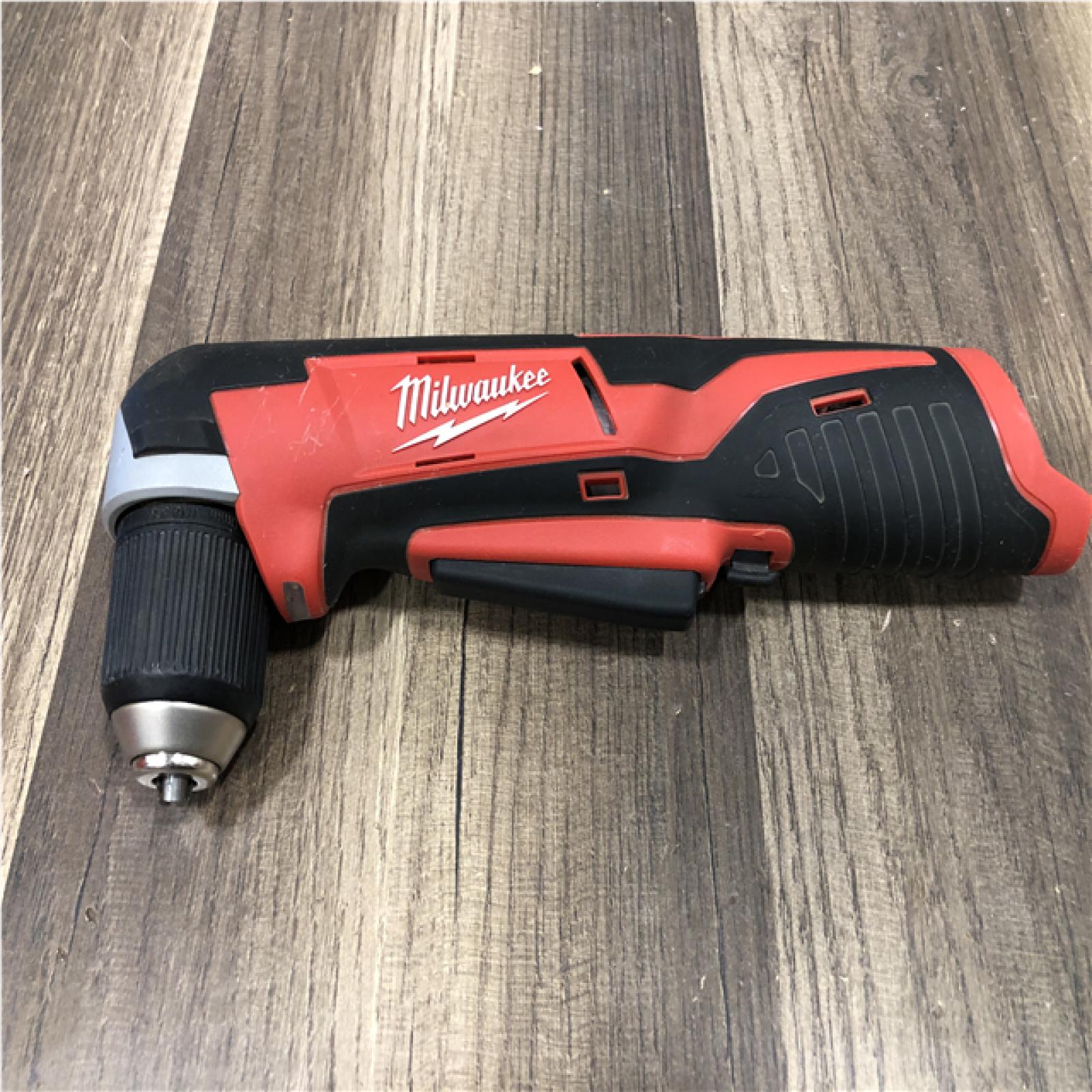 AS-IS Milwaukee M12 12-Volt Lithium-Ion Cordless 3/8 in. Right Angle Drill (Tool-Only)