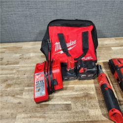 HOUSTON LOCATION - AS - IS Milwaukee 2 Tool Combo Kit W/ (2) Battery & Charger