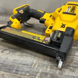 AS-IS DEWALT Cordless 18-Gauge Narrow Crown Stapler (Tool Only)