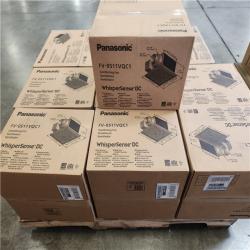 Phoenix NEW Panasonic WhisperSense DC Fan with Motion and Humidity Sensors Delay Timer and Pick-A-Flow Speed Selector 50  80 or 110 CFM Pallet of 11 (SEALED)