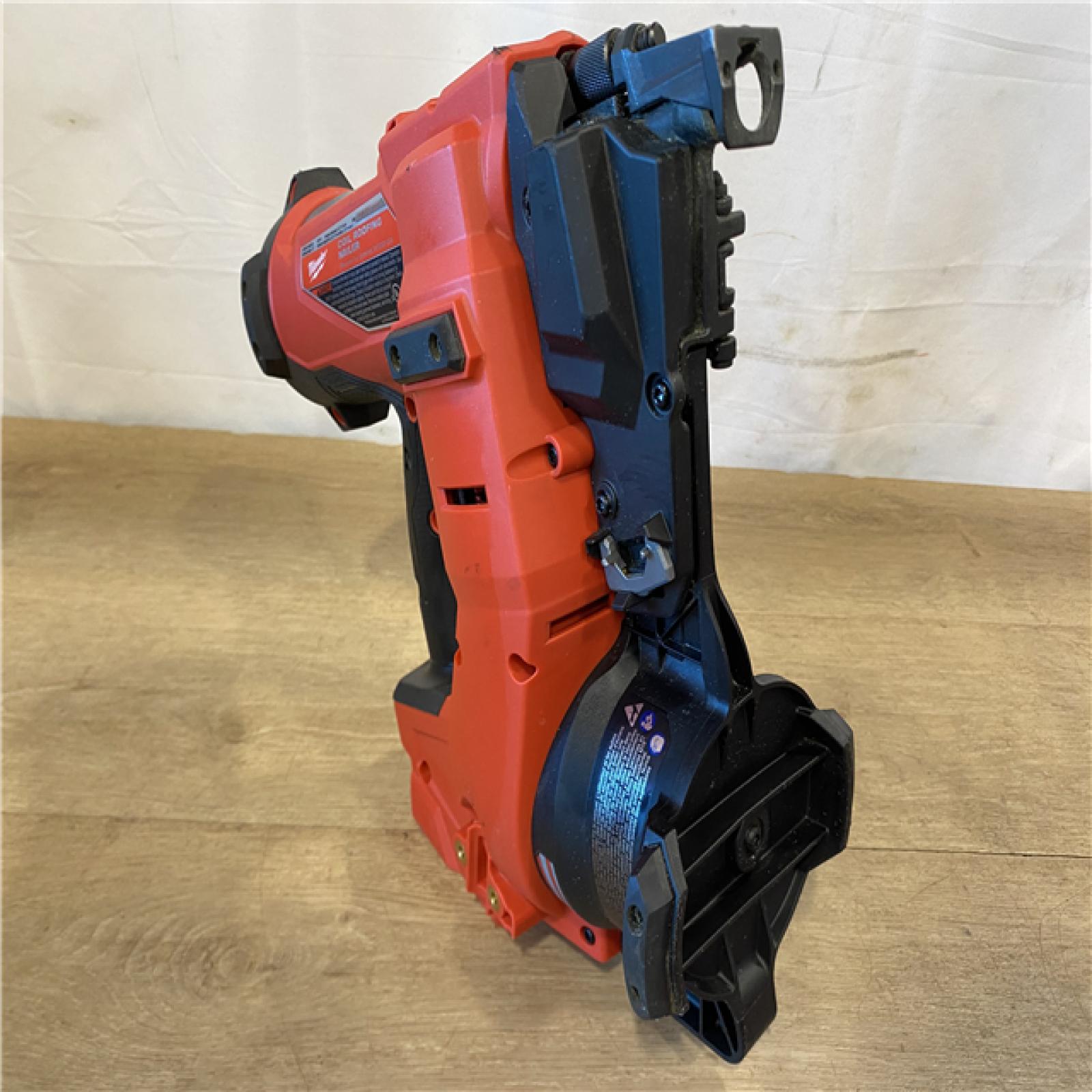 AS-IS Milwaukee FUEL 18-Volt Lithium-Ion Brushless Cordless Coil Roofing Nailer (Tool Only)