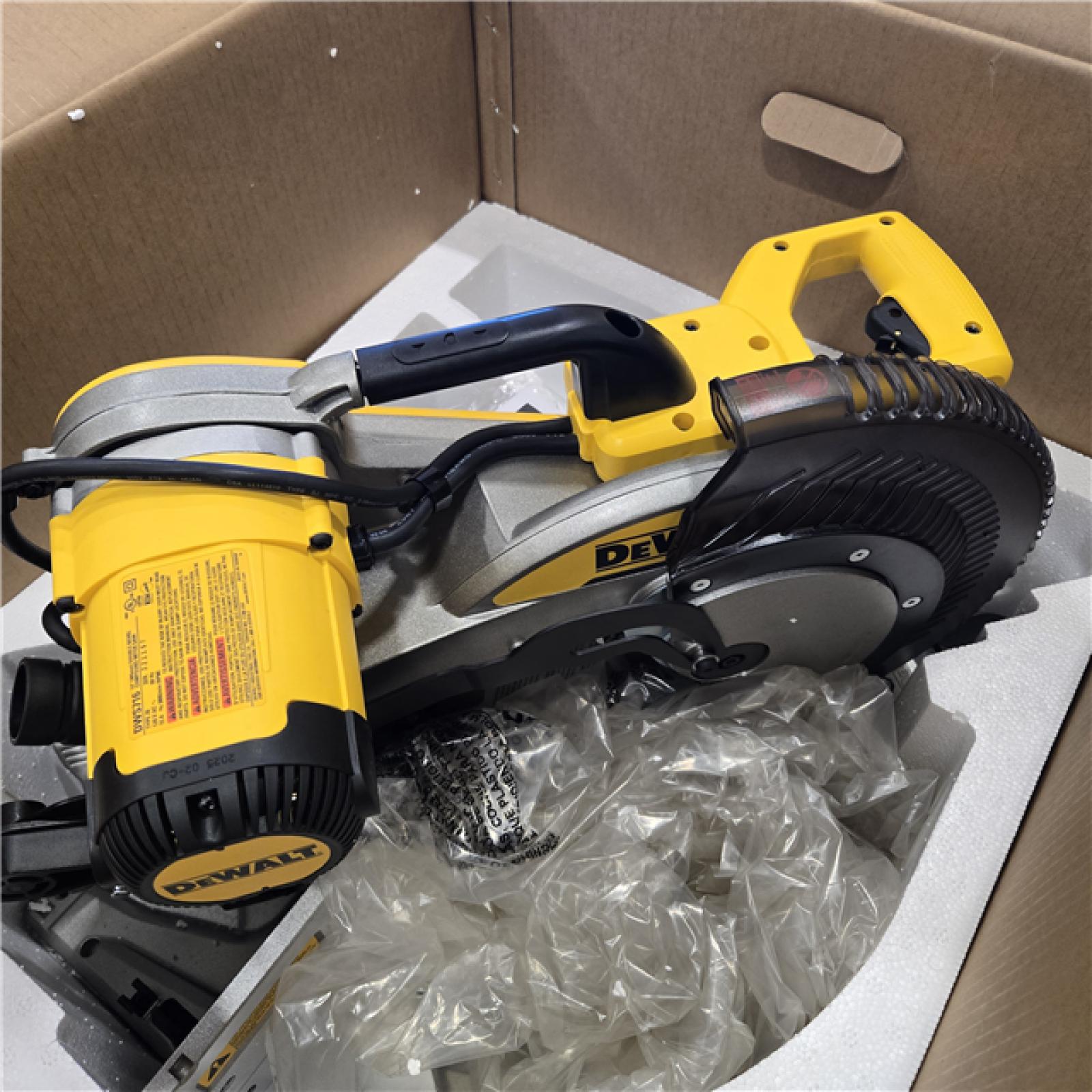 AS-IS DeWalt 15 Amp Corded 12 in. Compound Double Bevel Miter Saw