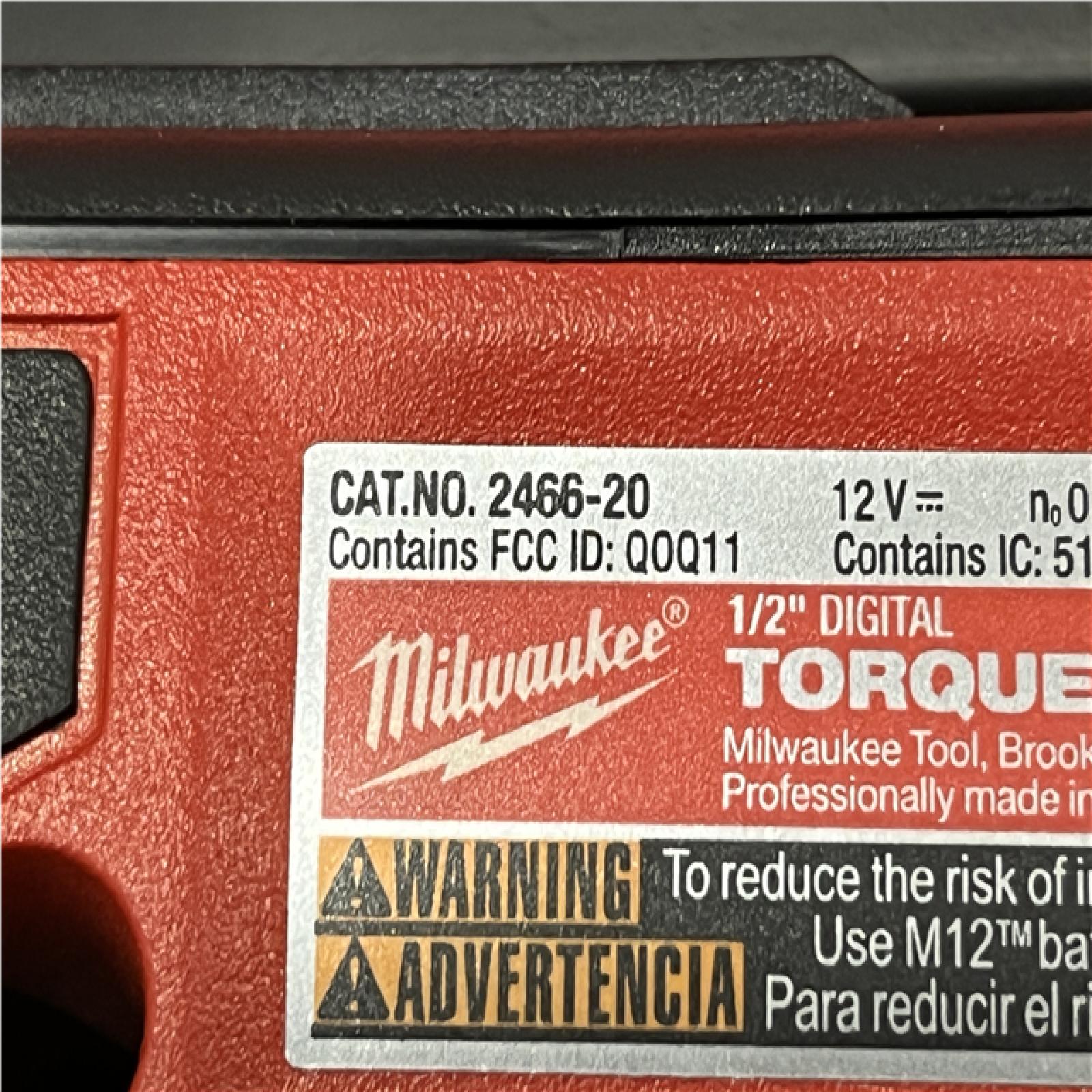 NEW - Milwaukee FUEL One-Key 12-Volt Lithium-Ion Brushless Cordless 1/2 in. Digital Torque Wrench (Tool-Only)