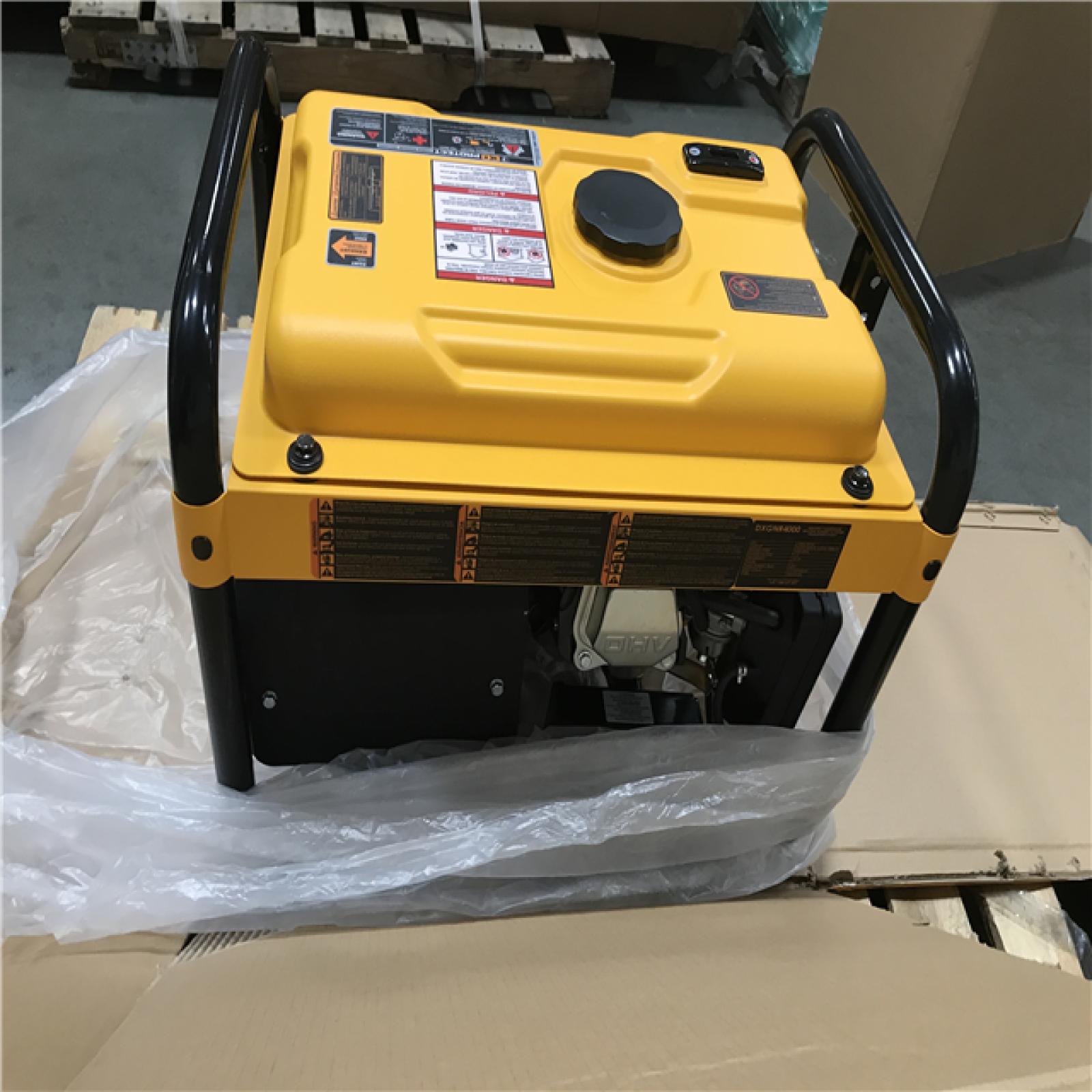 CALIFORNIA AS-IS DeWALT 4000 WATT GAS GENERATOR