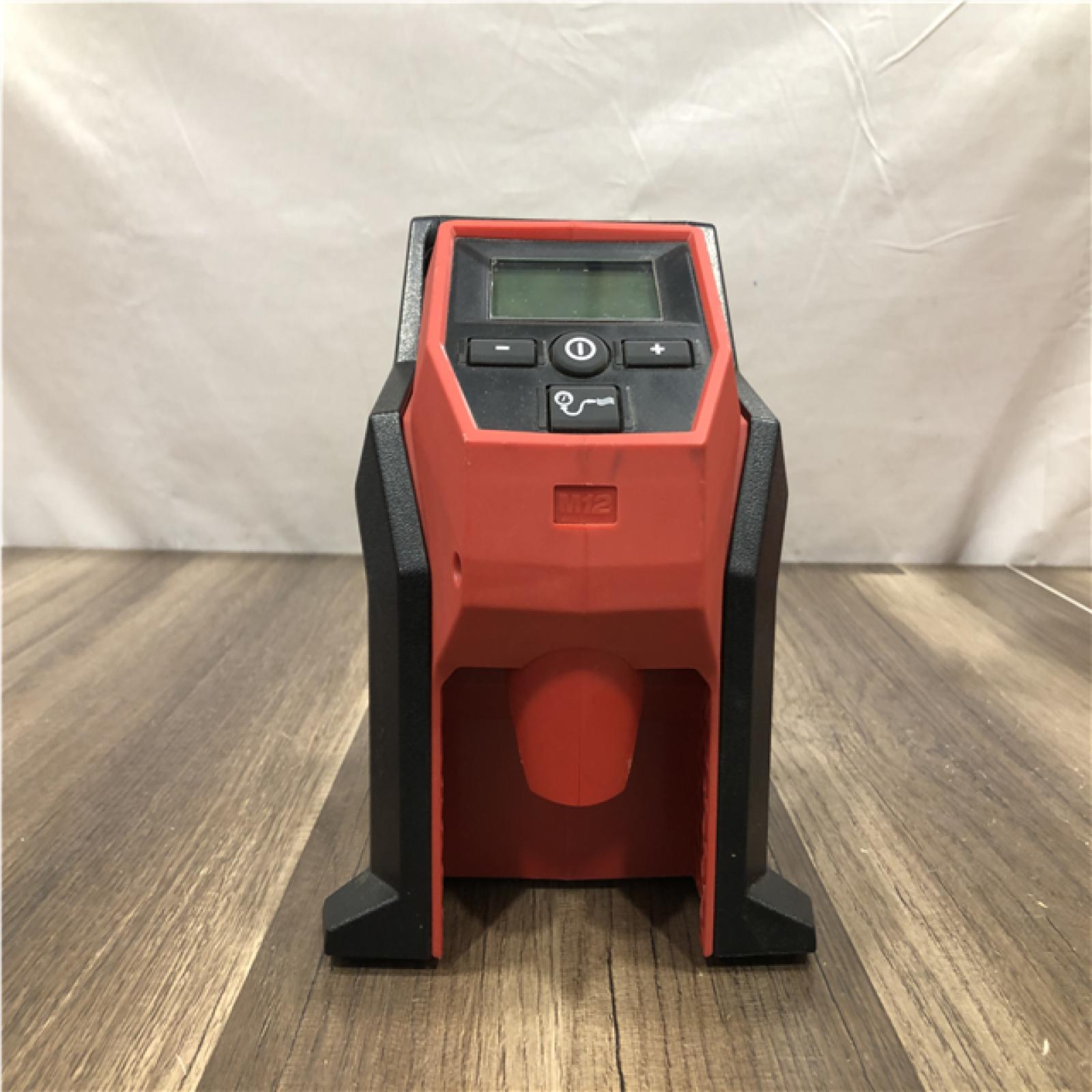 AS-IS  Milwaukee 12-Volt Lithium-Ion Cordless Electric Portable Inflator (Tool-Only)