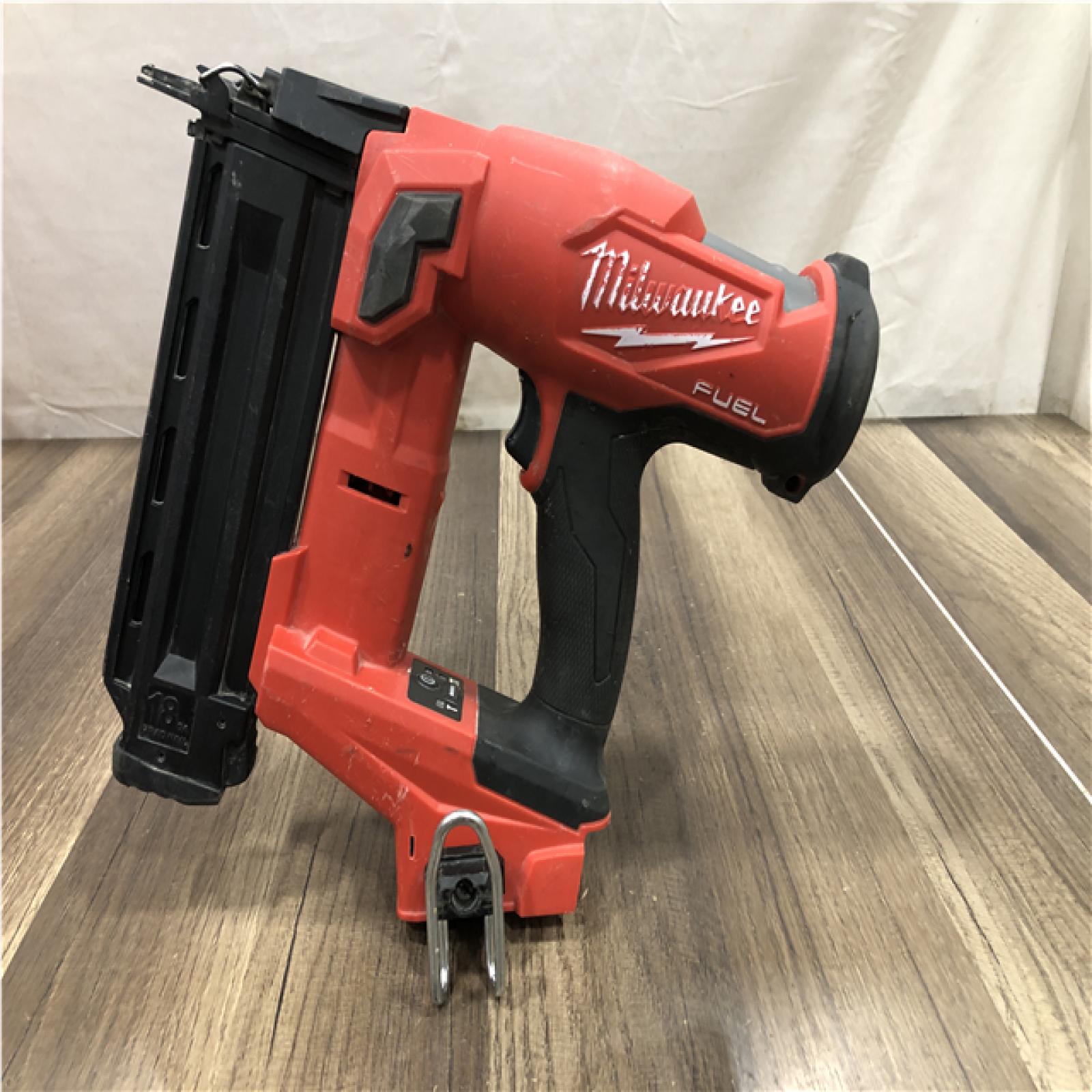 AS-IS Milwaukee FUEL 18-Volt Lithium-Ion Brushless Cordless Gen II 18-Gauge Brad Nailer (Tool-Only)