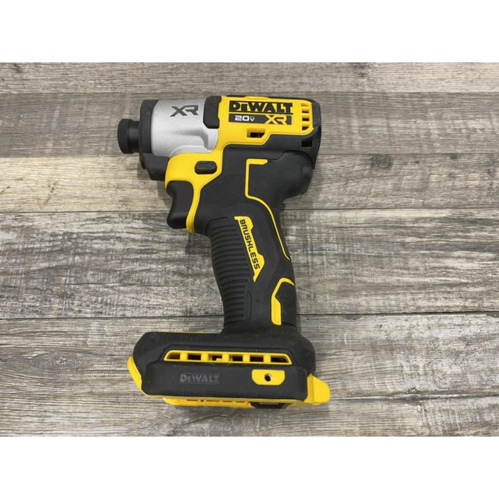 AS-IS DEWALT 20-Volt Maximum XR Lithium-Ion Cordless Brushless 1/4 in. 3-Speed Impact Driver Kit