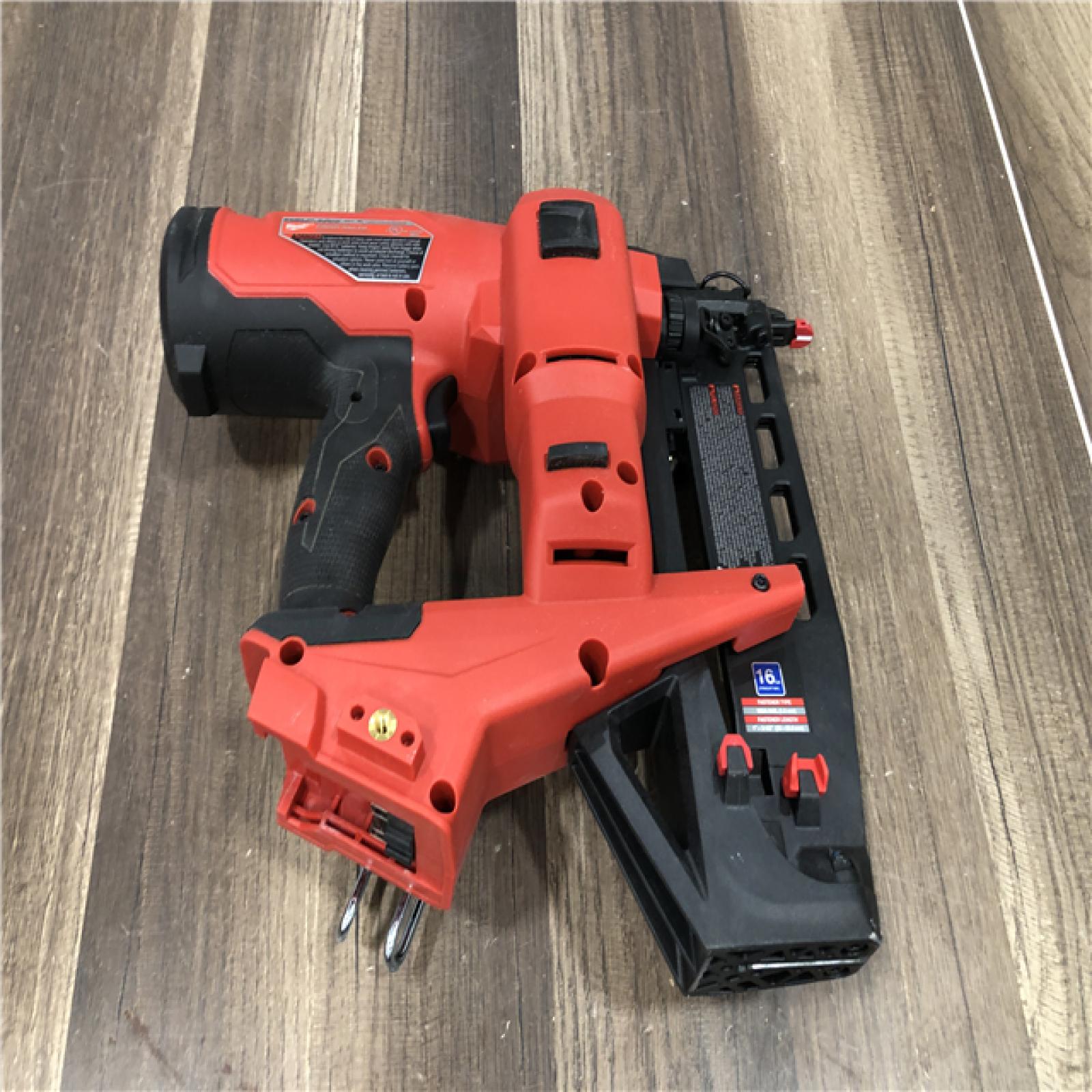 AS-IS Milwaukee FUEL 18-Volt Lithium-Ion Brushless Cordless Gen ll 16-Gauge Straight Finish Nailer (Tool Only)