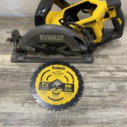 AS-IS DEWALT FLEXVOLT 60V MAX Cordless Brushless 7-1/4 in. Wormdrive Style Circular Saw (Tool Only)
