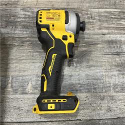 AS-IS DEWALT Atomic 20V Max Lithium-Ion Brushless Cordless Compact 1/4 in. Impact Driver Kit