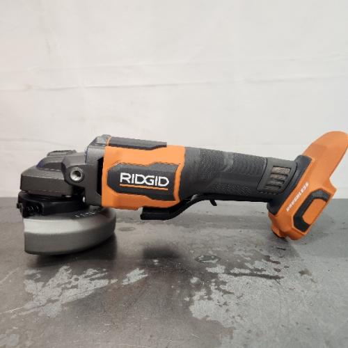 AS-IS- RIDGID 18V Brushless 4-1/2 in. Angle Grinder (Tool Only)
