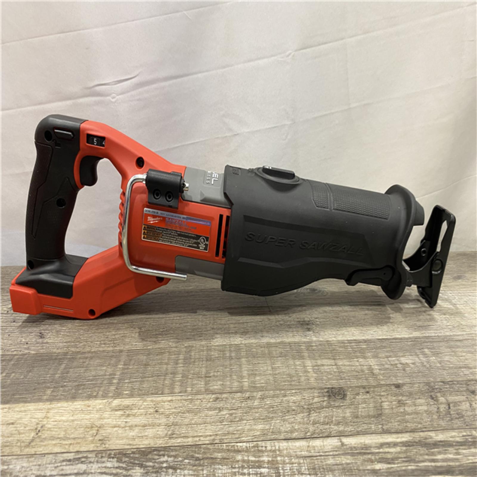 AS-IS Milwaukee FUEL 18V Lithium-Ion Brushless Cordless Super SAWZALL Orbital Reciprocating Saw (Tool-Only)