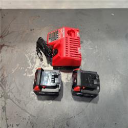 AS-IS- Milwaukee M18 18-Volt Lithium-Ion XC Starter Kit with Two 5.0Ah Batteries and Charger