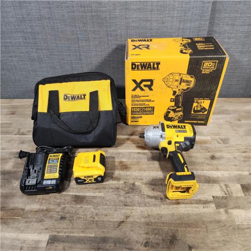 HOUSTON LOCATION - AS-IS Dewalt 20V MAX Lithium-Ion Cordless 1/2 in. Impact Wrench Kit