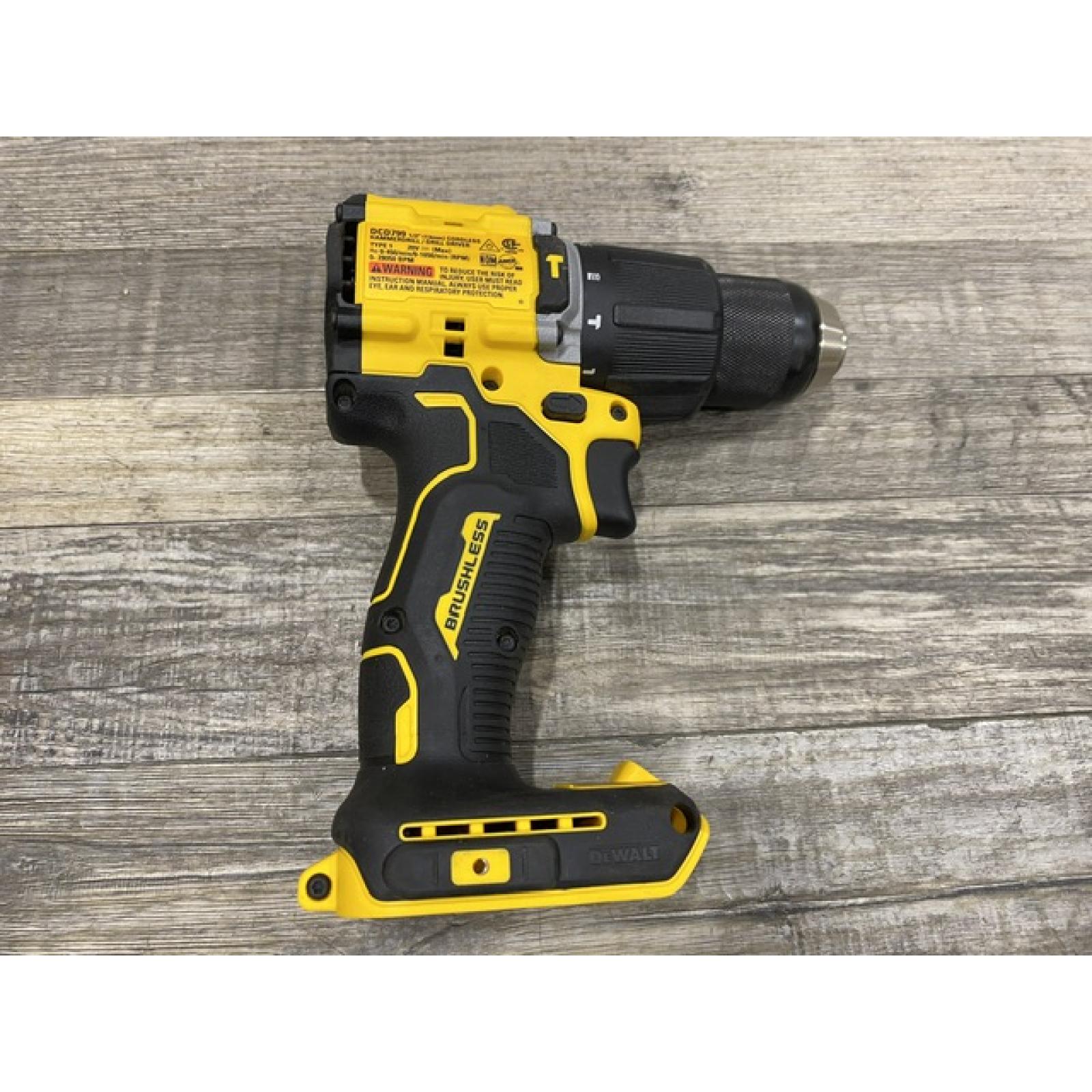 AS-IS DEWALT ATOMIC 20V Lithium-Ion Cordless 1/2 in. Hammer Drill Kit