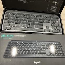 AS-IS Logitech MX Keys Advanced Wireless Illuminated Keyboard - Graphite