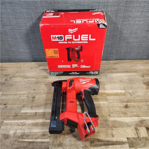 HOUSTON LOCATION - AS-IS MILWAUKEE FUEL 18-Volt Lithium-Ion Brushless Cordless 18-Gauge 1/4 in. Narrow Crown Stapler (Tool-Only)