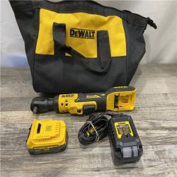 AS-IS DEWALT 20-Volt Lithium-Ion Cordless 3/8 in. Ratchet Kit