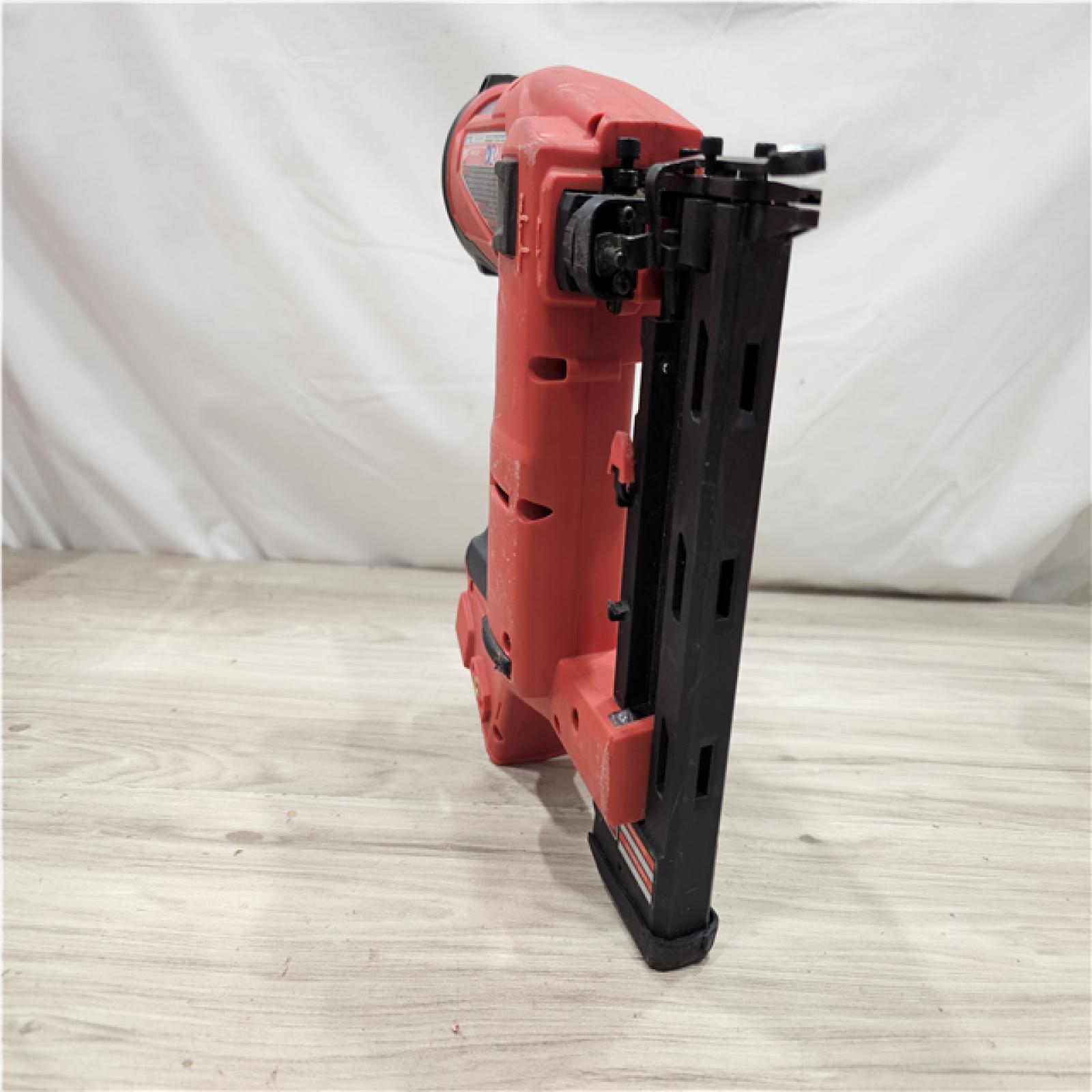 AS-IS Milwaukee FUEL 18-Volt Lithium-Ion Brushless Cordless 18-Gauge 1/4 in. Narrow Crown Stapler (Tool-Only)