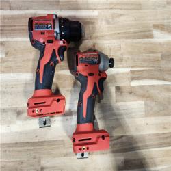 HOUSTON LOCATION - AS-IS Milwaukee 18V Lithium-Ion Brushless Cordless Compact Drill/Impact Combo Kit
