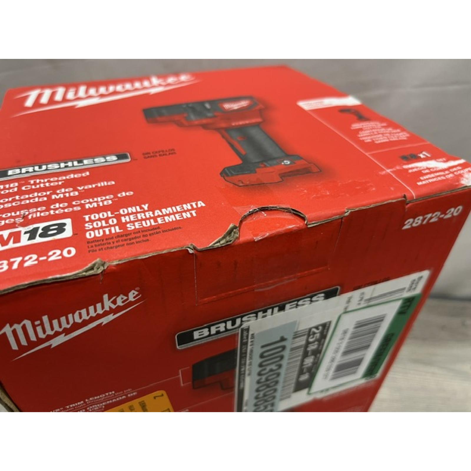 NEW - Milwaukee 18V Lithium-Ion Cordless Brushless Threaded Rod Cutter (Tool-Only)