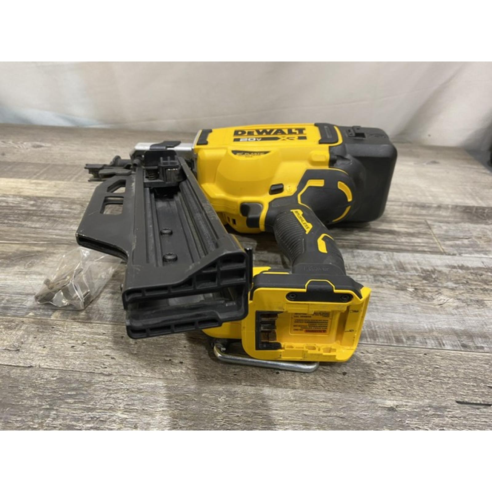AS-IS DEWALT 20-Volt 21° Cordless Framing Nailer (Tool-Only)