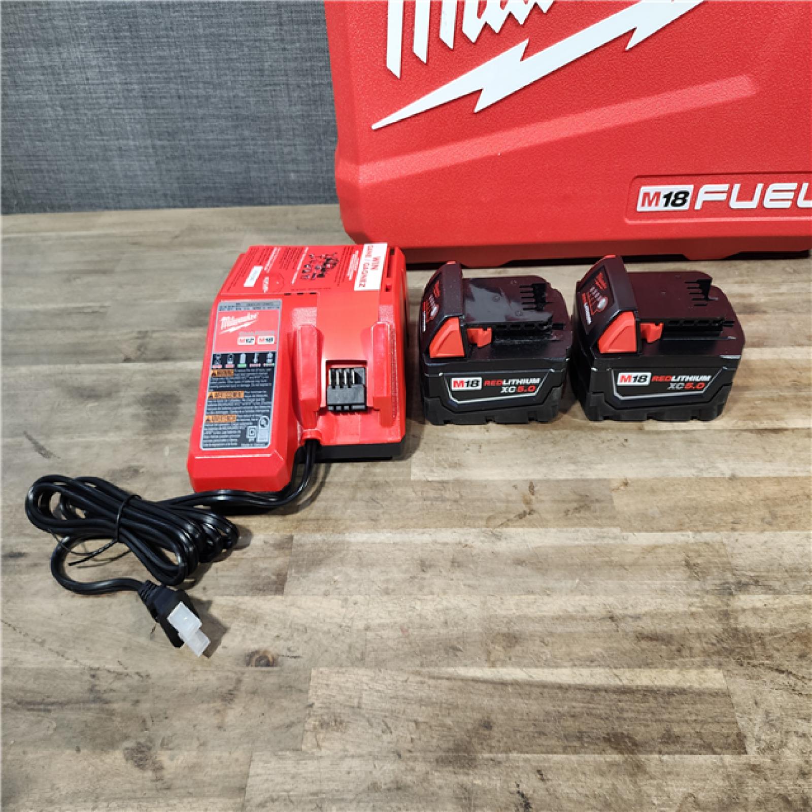 HOUSTON LOCATION - AS-IS (APPEARS LIKE NEW) M18 FUEL 18V Lithium-Ion Brushless Cordless Hammer Drill and Impact Driver Combo Kit (2-Tool) with 2 Batteries