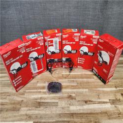 HOUSTON LOCATION - AS-IS Milwaukee Bolt Anti-Fog PPE Protective Glasses Clear Lens Black Frame QTY - 6