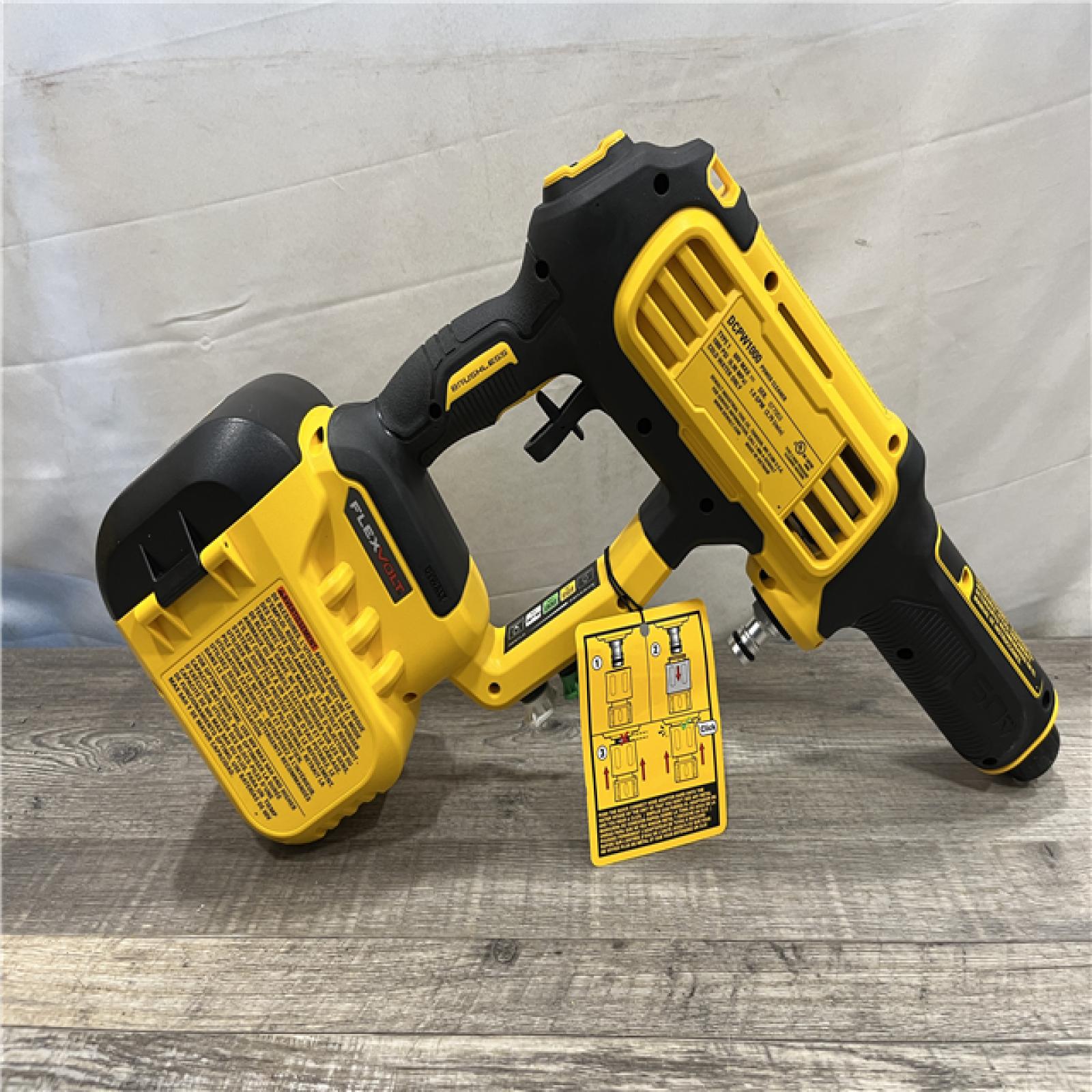 AS-IS DEWALT FLEXVOLT 60V MAX 1000 PSI 1.0 GPM Cold Water Cordless Power Cleaner (Tool Only)