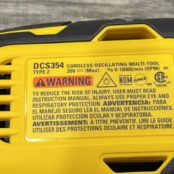 AS-IS DEWALT ATOMIC 20V MAX Cordless Brushless Oscillating Multi Tool Kit