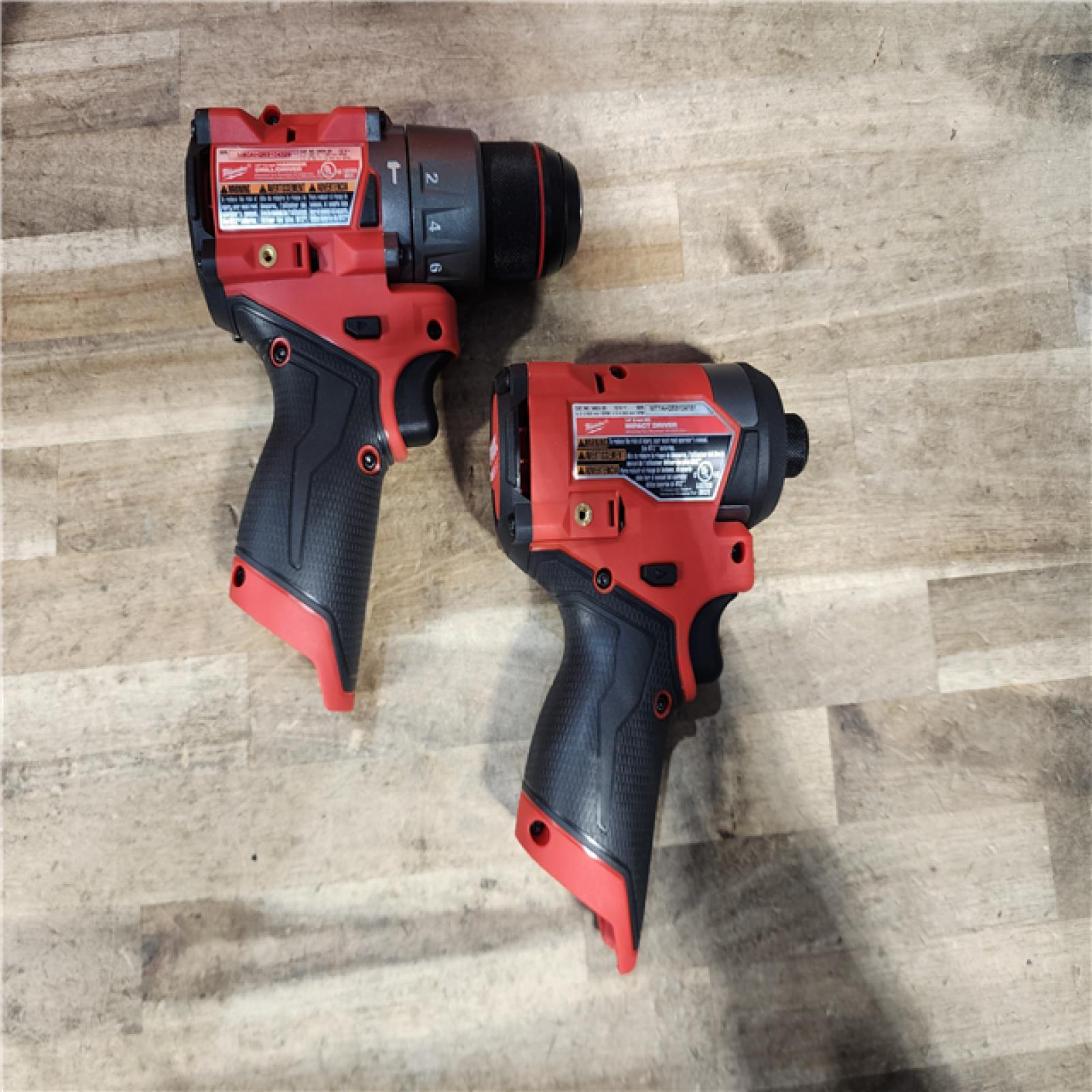 HOUSTON LOCATION - AS-IS (APPEARS LIKE NEW) Milwaukee FUEL 12-Volt Lithium-Ion Brushless Cordless Hammer Drill and Impact Driver Combo Kit