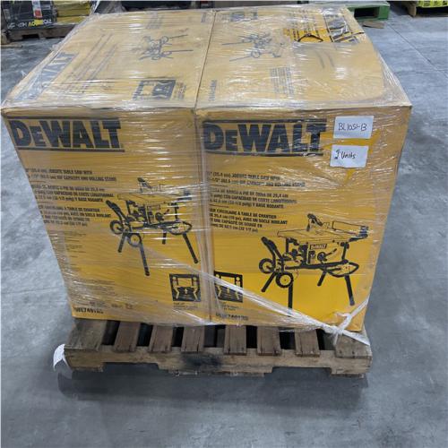 Atlanta Location As-Is New carton damaged Dewalt Table Saws (two units)  bl1051-13