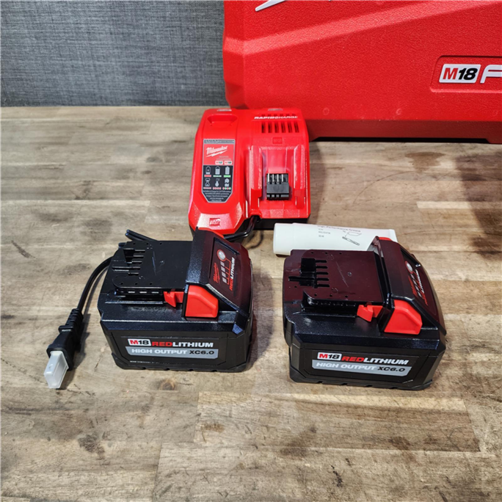 HOUSTON LOCATION - AS-IS (APPEARS LIKE NEW) Milwaukee 2912-22 M18 Fuel 18V 1 SDS Plus Rotary Hammer with Battery & Charger