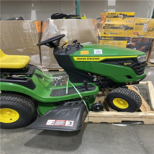 Dallas Location - As-Is John Deere S100 42 in. 17.5 HP Gas Hydrostatic Riding Lawn Mower
