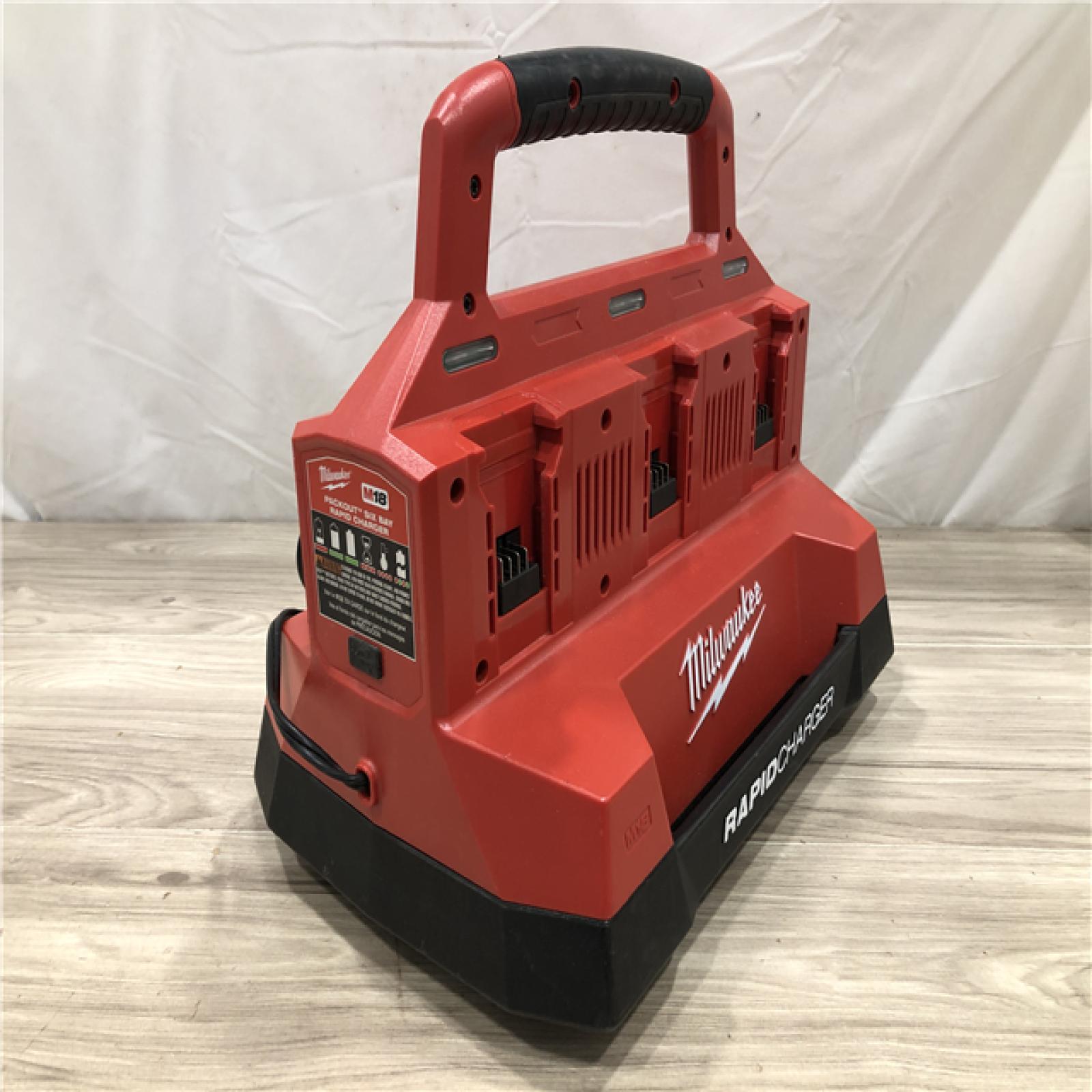 AS-IS Milwaukee 18V Lithium-Ion PACKOUT 6-Port Rapid Charger