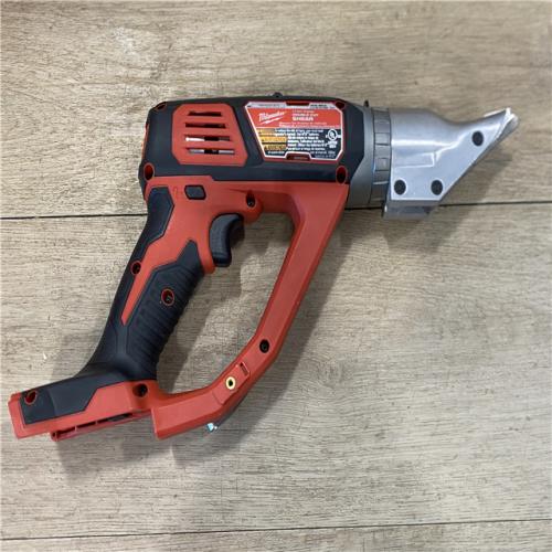 AS-IS Milwaukee 18-Volt Lithium-Ion Cordless 18-Gauge Double Cut Metal Shear (Tool-Only)