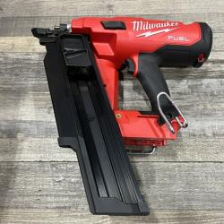 AS-IS Milwaukee FUEL 3-1/2 in 18V 21-Degree Lithium-Ion Brushless Cordless Nailer (Tool Only)