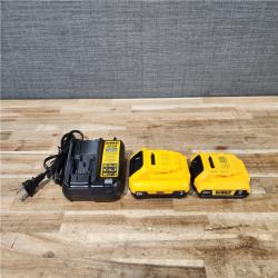 HOUSTON LOCATION - AS-IS DEWALT 2 TOOL COMBO KIT W/ (2) BATTERY & CHARGER
