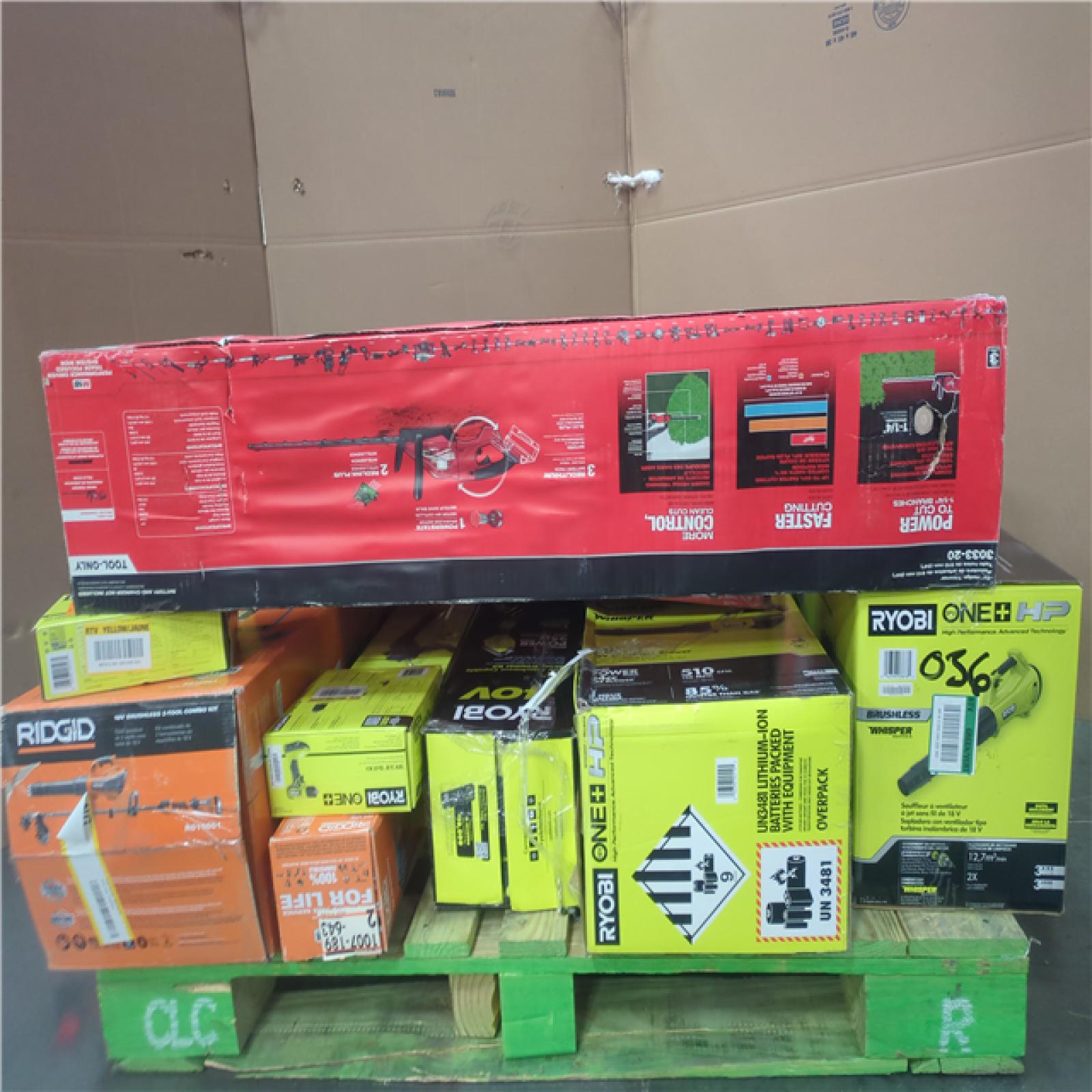 CALIFORNIA AS-IS TOOL PALLET