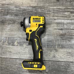 AS-IS DEWALT Atomic 20V Max Lithium-Ion Brushless Cordless Compact 1/4 in. Impact Driver Kit