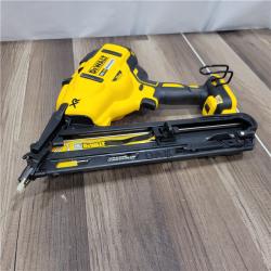 AS-IS DEWALT 20V MAX XR 15 Ga. Cordless 34 Deg Nailer 20 V