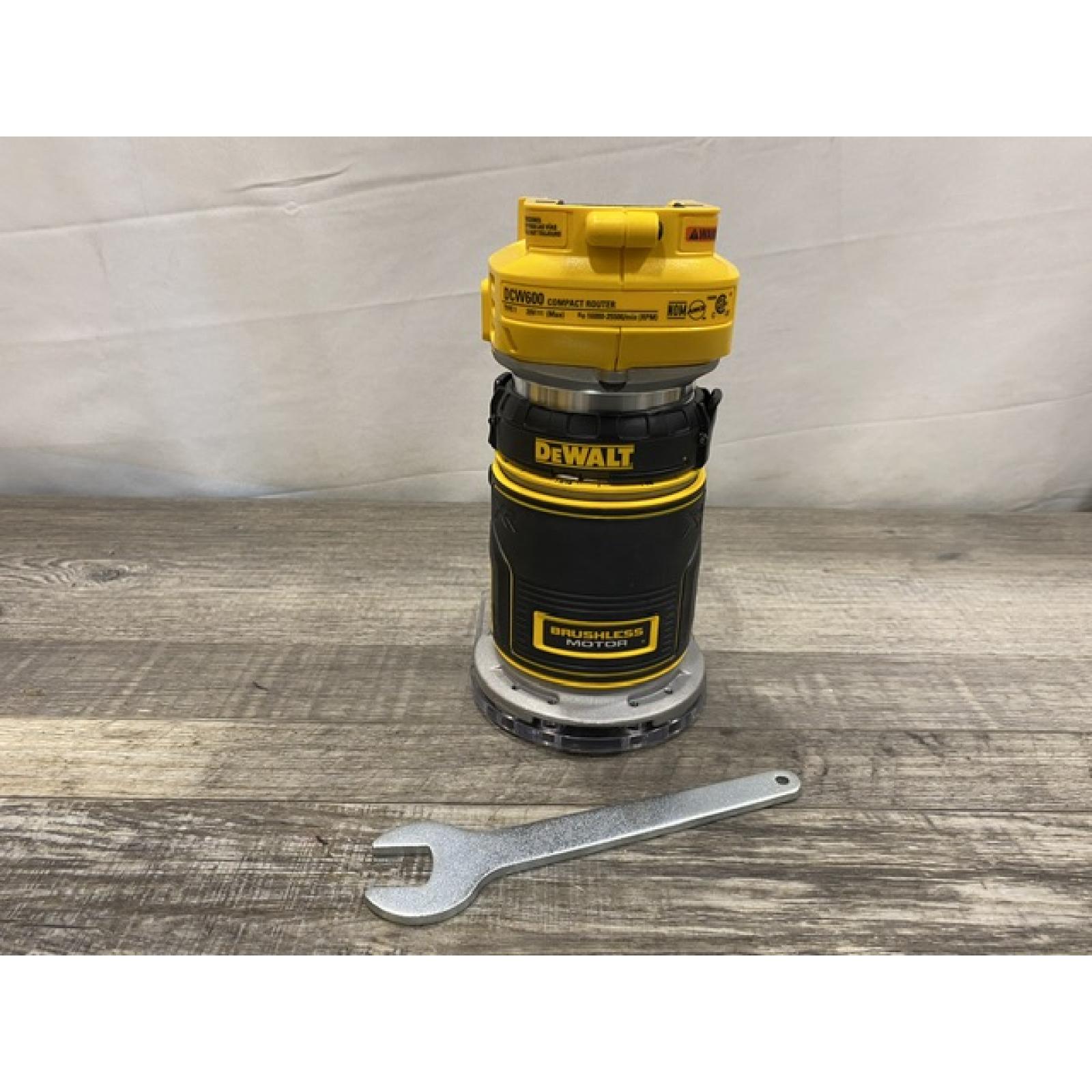 AS-IS DEWALT 20V MAX XR Cordless Brushless Fixed Base Compact Router (Tool Only)